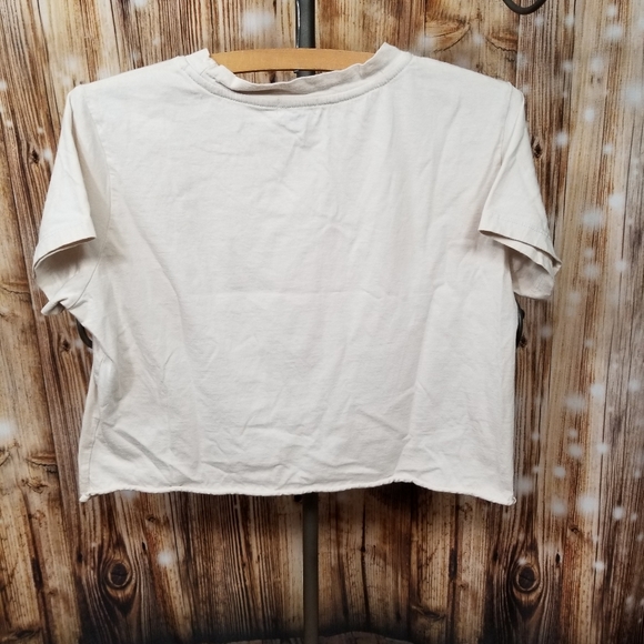 Originality Outer Banks Graphic Print Crop Top Juniors Lg Short Sleeve Shirt - Picture 5 of 6